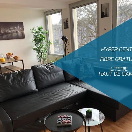 Ferienwohnung Hyper Centre - Wifi Fibre Gratuit - Jergweloh - Le New Yorkais Caen Exterior foto