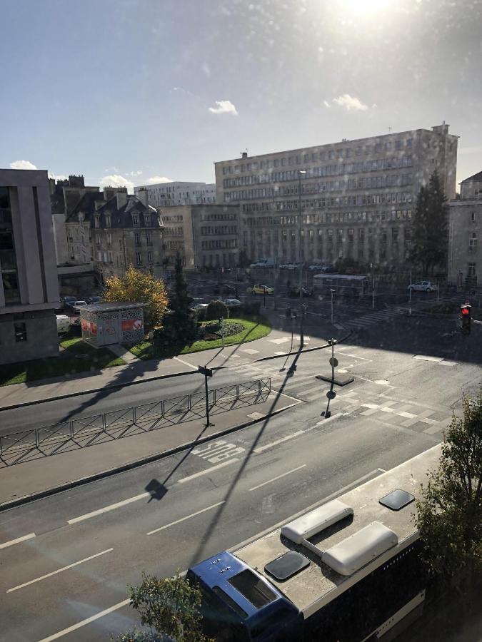 Ferienwohnung Hyper Centre - Wifi Fibre Gratuit - Jergweloh - Le New Yorkais Caen Exterior foto