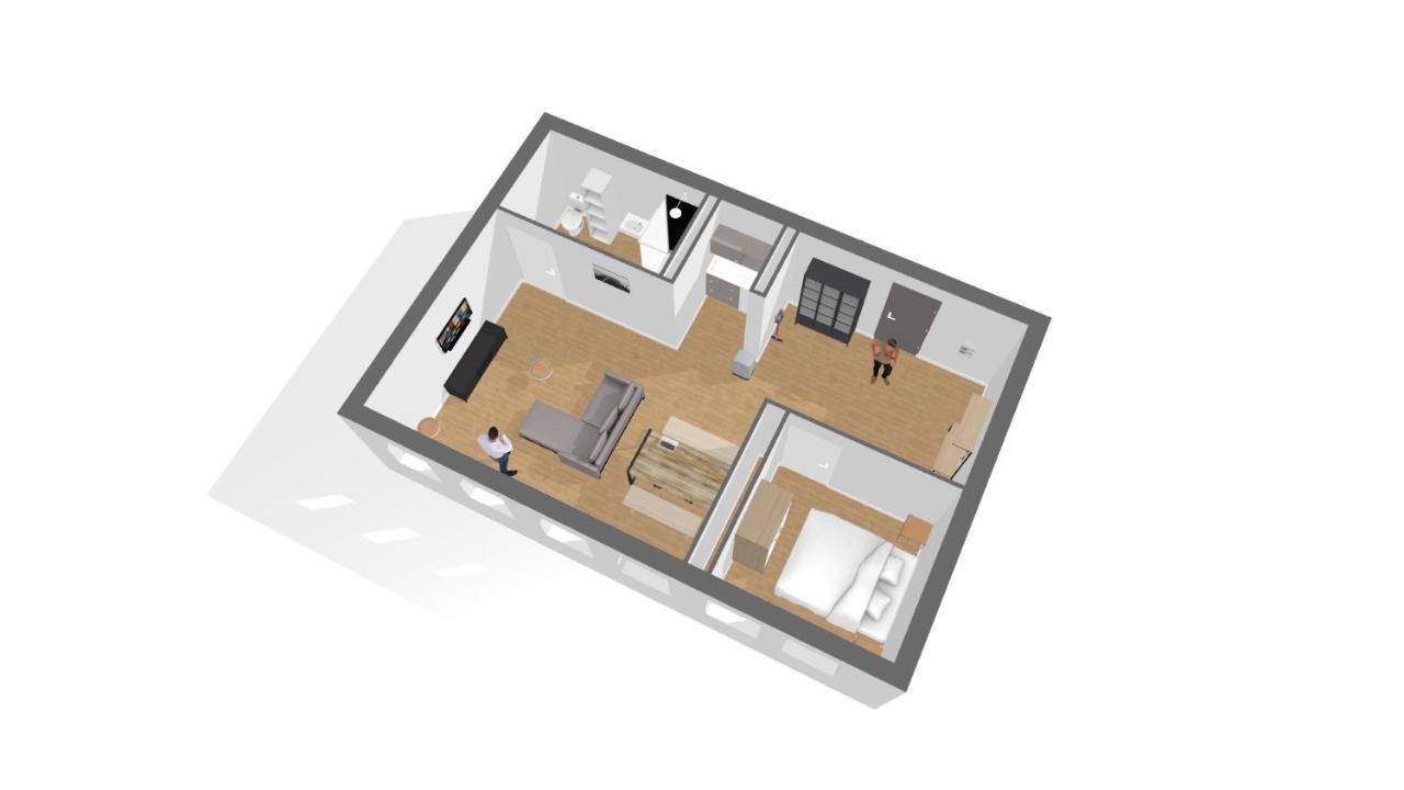 Ferienwohnung Hyper Centre - Wifi Fibre Gratuit - Jergweloh - Le New Yorkais Caen Exterior foto